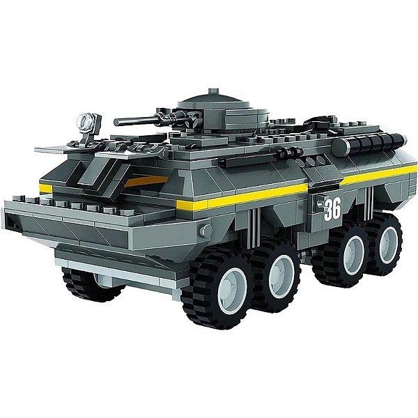 Item de construção veículo blindado de ação da Legião Wange - 3661 (384 peças)
