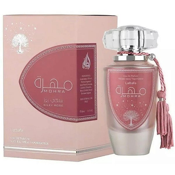Perfume Lattafa Mohra Silky Rose EDP 100ml - Feminino