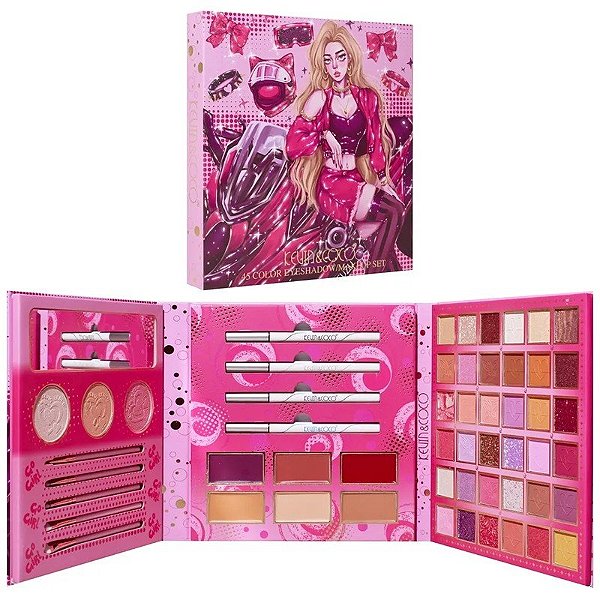 Paleta de Sombras Kevin & Coco Eyeshadow KC231446 (45 Cores)
