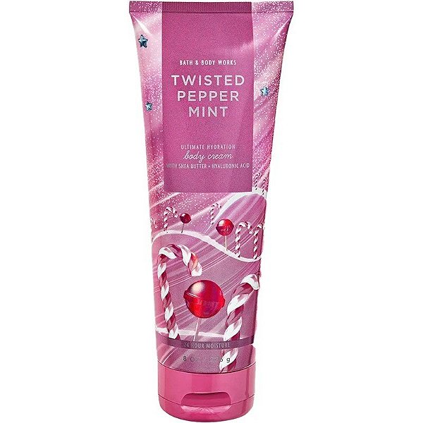 Loção Corporal Bath & Body Works Twisted Pepper Mint - 236mL