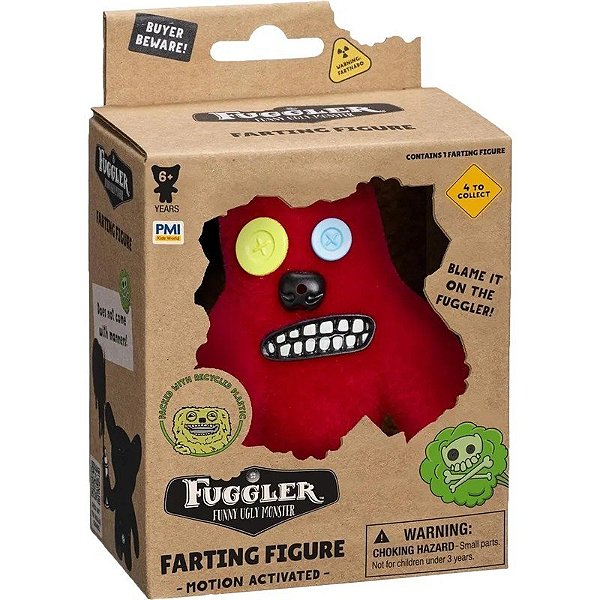 Boneco Fuggler Sasquoosh Peidando Figura FG3000