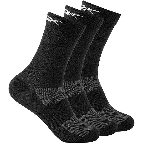 Meias Reebok Socket GH0415 - Unissex (3 pares)
