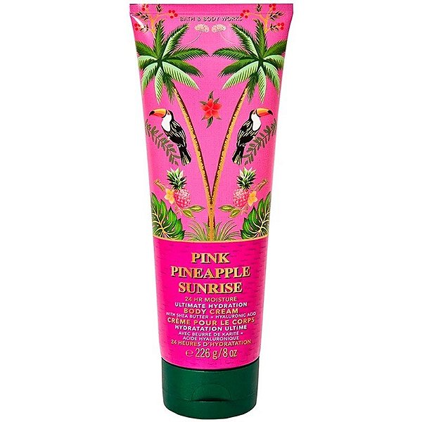 Creme Corporal Bath & Body Works Pink Pineapple Sunrise - 226g