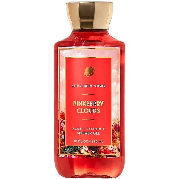 Gel de Banho Bath & Body Works Pinkberry Clouds - 295mL