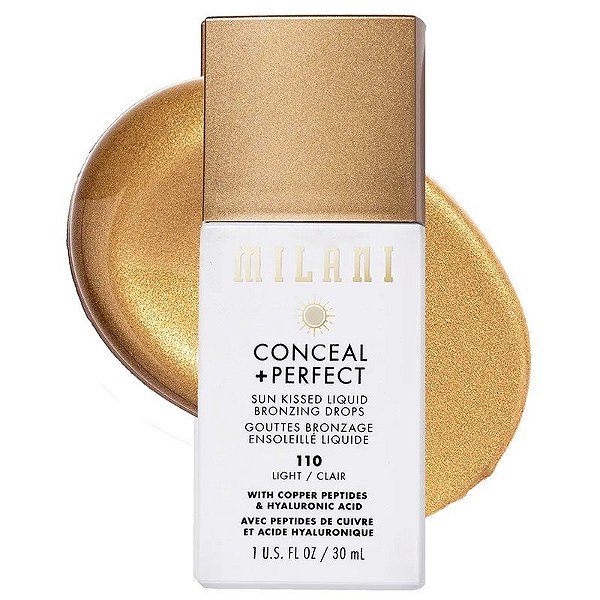 Bronzeador Líquido Milani Conceal + Perfect 110 Light - 30ml