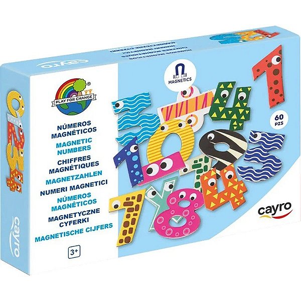 Kit de Números Magnéticos Cayro 60 Peças 875