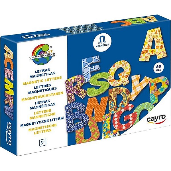 Jogo de letras magnéticas Cayro 874 (60 peças)