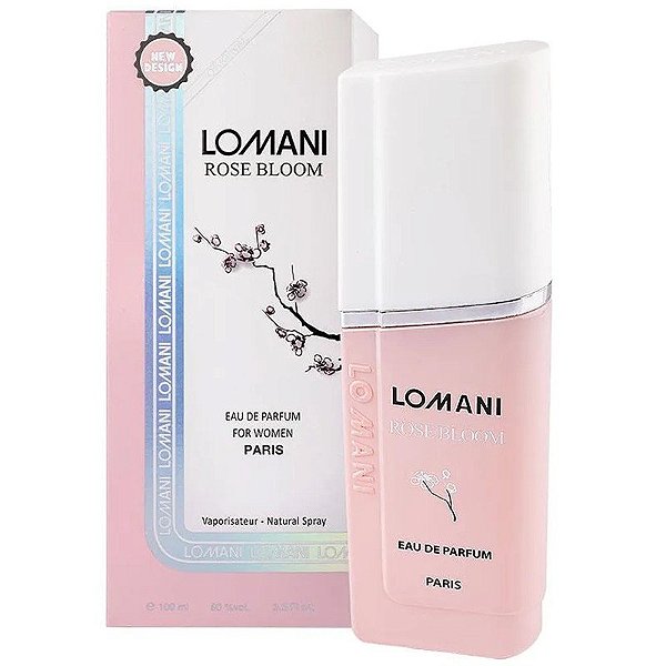 Perfume Lomani Rose Bloom EDP 100ml - Feminino