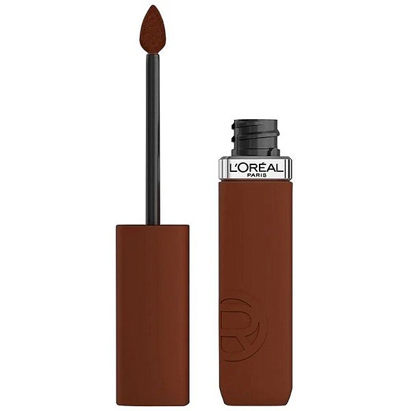 Batom Líquido L'Oréal Laque Resistance 510 Café Parisien - 4ml