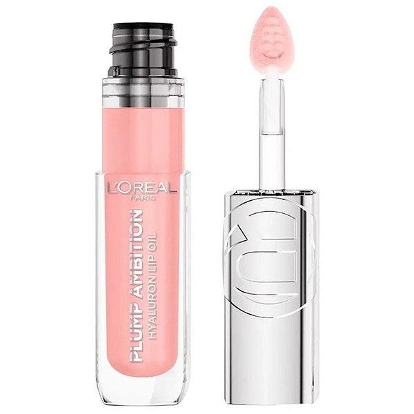 Batom Líquido L'Oréal Plump Ambition 201 Milky Nu - 5mL