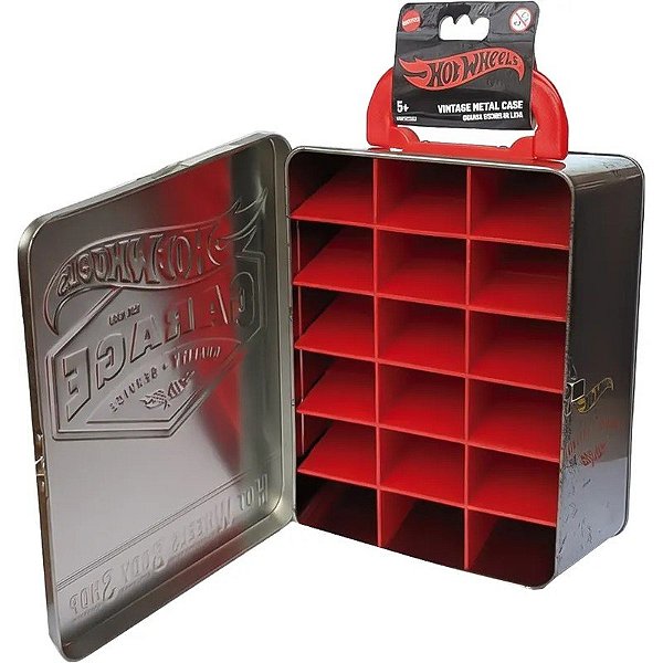 Maleta de Metal Vintage Hot Wheels Intek - HWCC22S