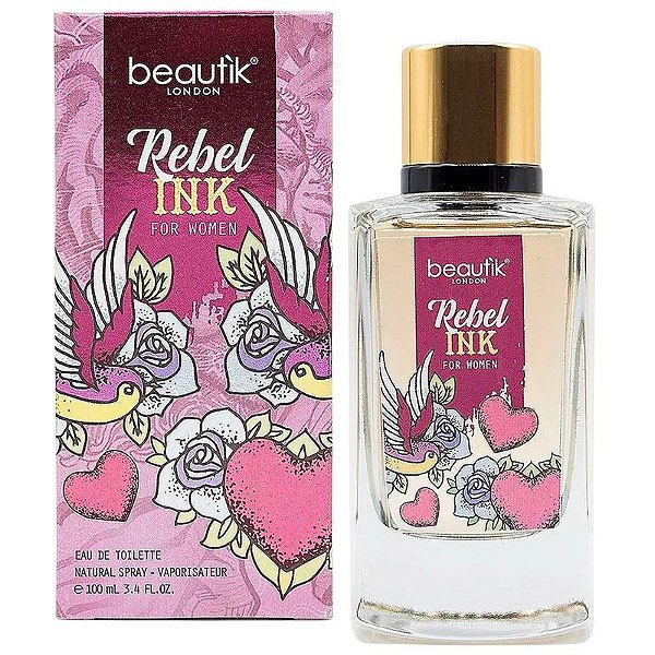 Perfume Beautik Rebel Ink EDT 100mL - Feminino