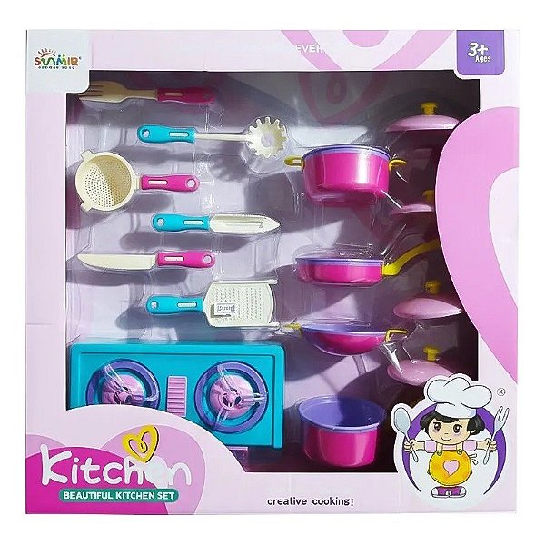 Jogo de Cozinha Bonito Sunmir Toys - 836-46-B13862