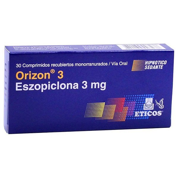 Comprimidos de Eszoplicona Orizon 3 3mg (30 Comprimidos)