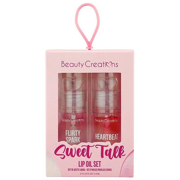 Kit Óleo Labial Beauty Creations Sweet Talk (2 Cores de 4.5mL)