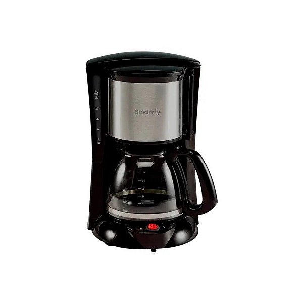 Cafeteira Elétrica Smartfy CAFE02 Preta 1.2L 220V 50-60Hz