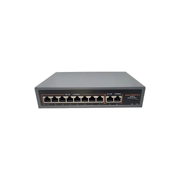 Switch F. 08POE 120W 10/100/1000MBPS 8POE + 2GE F0820GBL-A