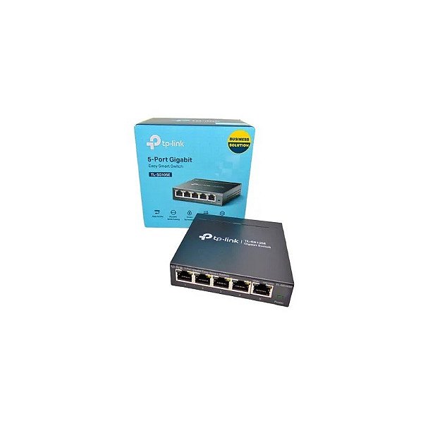 Switch Hub 5 Portas TP-Link TL-SG105E Switch Easy Smart Gigabit