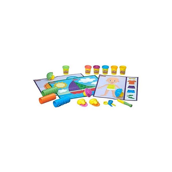 Kit Play-Doh Hasbro B3408 Textura e Ferramentas