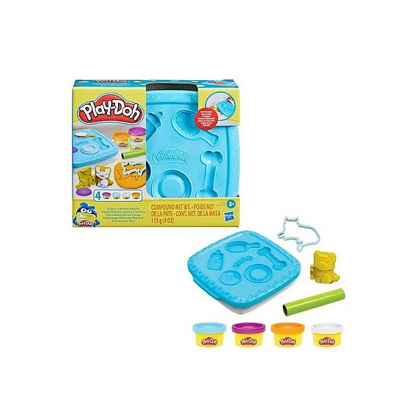 Play-Doh Conjunto de Brinquedo de Mascotes Playset - Hasbro