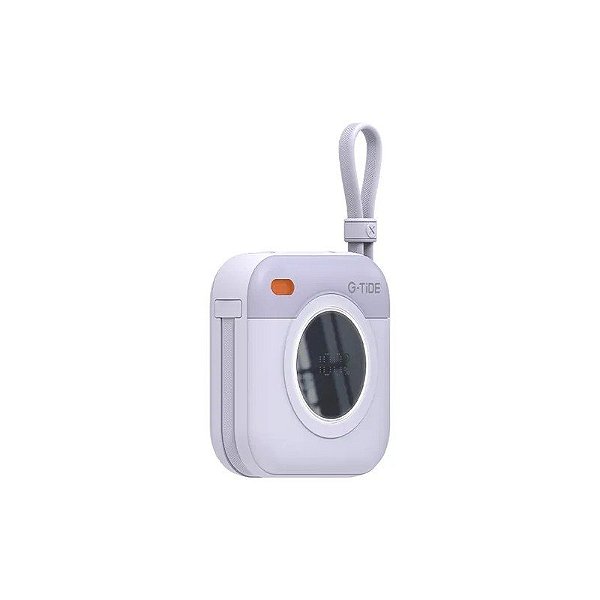 Carregador Portátil G-Tide Multi X1 - 10000MAH - USB-C/Lightning - Wireless - Roxo