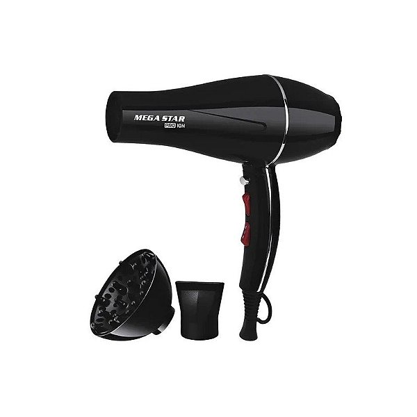 Secador de Cabelo Megastar Ionic SC2822 220V Preto