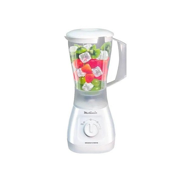 Liquidificador Molimix Mbarete ML-900-W 900 Watts 1.5 Litros 2 Velocidades + Pulsar 220V ~ 50/60 HZ - Branco