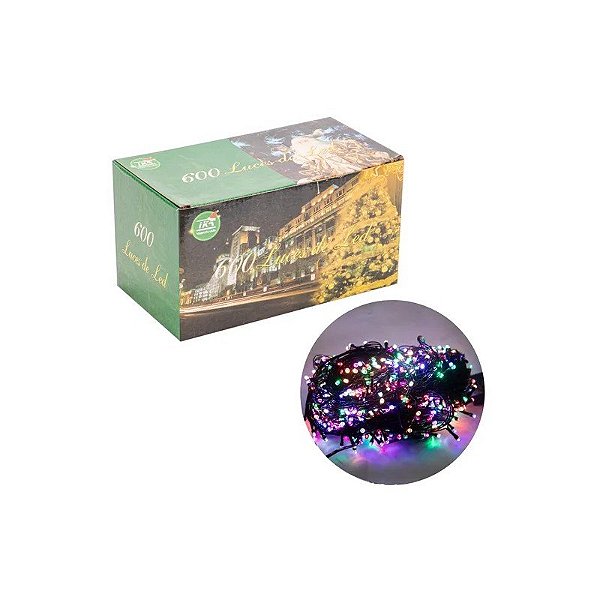 Luzes Pisca Pisca 600LED 42MTS 220V Colorido