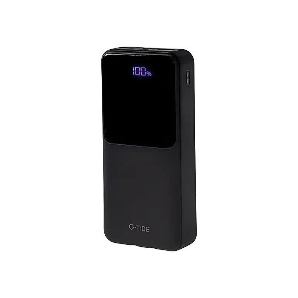 Carregador Portátil G-Tide Easy 2 20.000 Mah USB + USB-C - Preto
