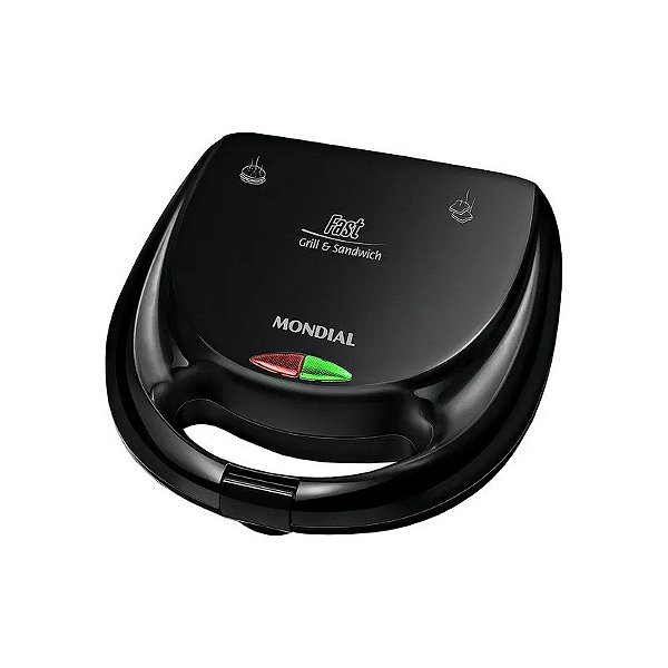 Sanduicheira Grill Mondial s-12 750 W 220V - Preta
