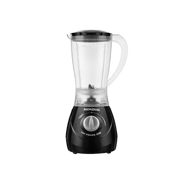Liquidificador Mondial Easy Power L-550-B - 550W - 1.5L - 220V 50/60HZ - Preto