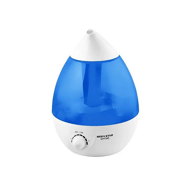 Umidificador de Ar Mega Star GH1342 Bivolt - Azul/Branco 2.6L