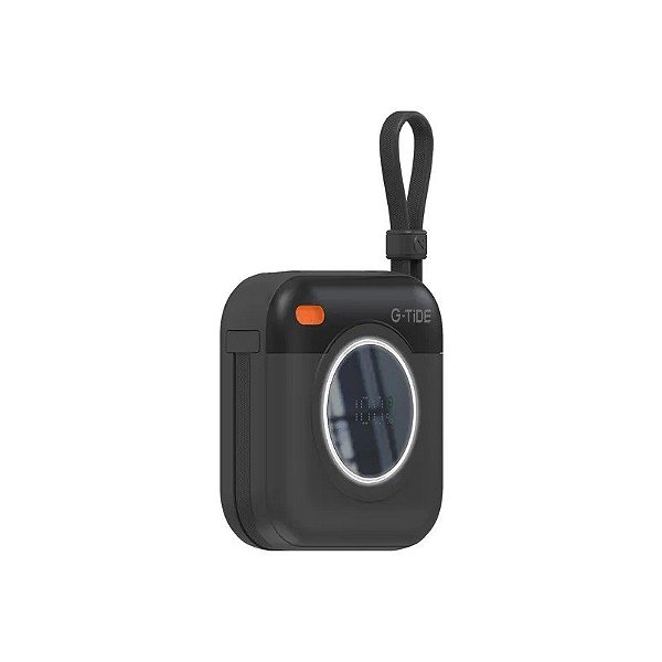 Carregador Portátil Sem Fio G-Tide Multi X1 10.000MAH Lightning/USB-C 20W - Preto