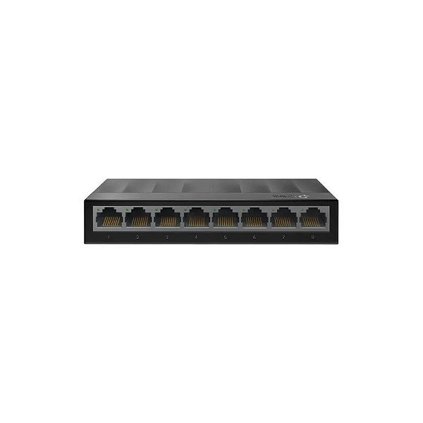 Hub Switch TP-Link 08P LS1008G 10/100/1000 Tampa de Plástico