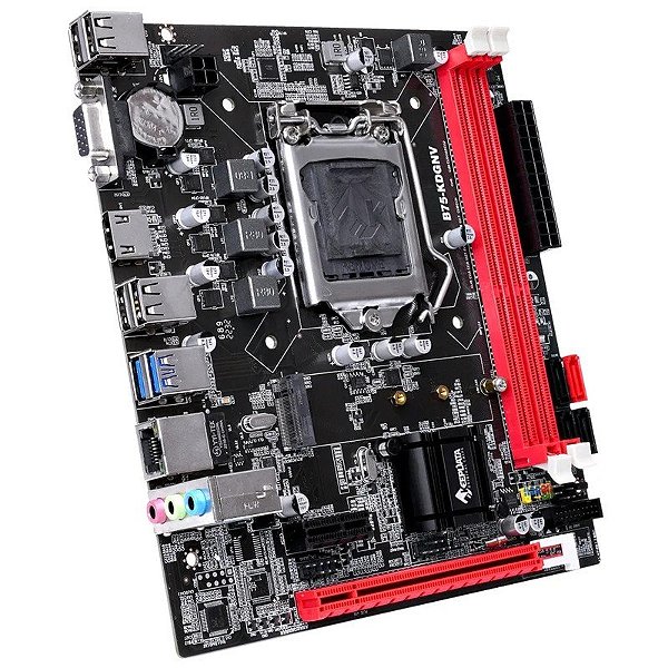Placa Mãe KeepData B75-KDGNV LGA1155/2xDDR3/PCI-E/HDMI/VGA/USB/SATA