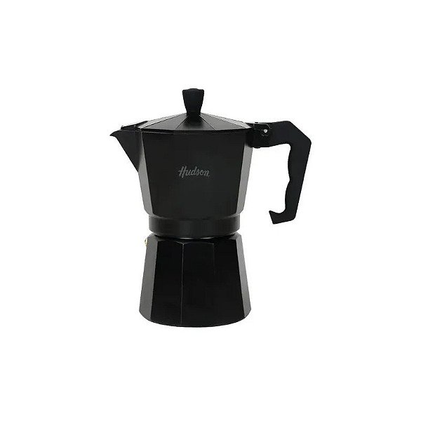 Cafeteira Hudson de Alumínio Total Black Indução 9 Xícaras