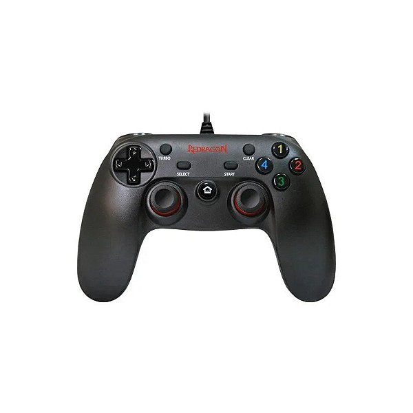 Controle para PC Redragon Saturn G807 - com Fio - USB - PC/PS3 - Preto