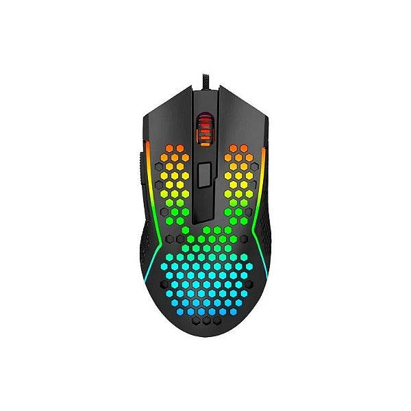 Mouse Gamer Redragon Reaping M987-K 12400 Dpi USB RGB Preto