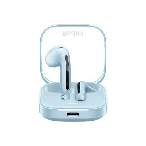 Fone de Ouvido Sem Fio Xiaomi Redmi Buds 6 Ativo Azul Claro