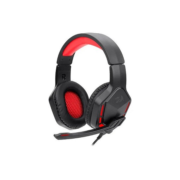Fone de Ouvido Gamer Redragon Themis H220 LED P2 3.5MM - Preto