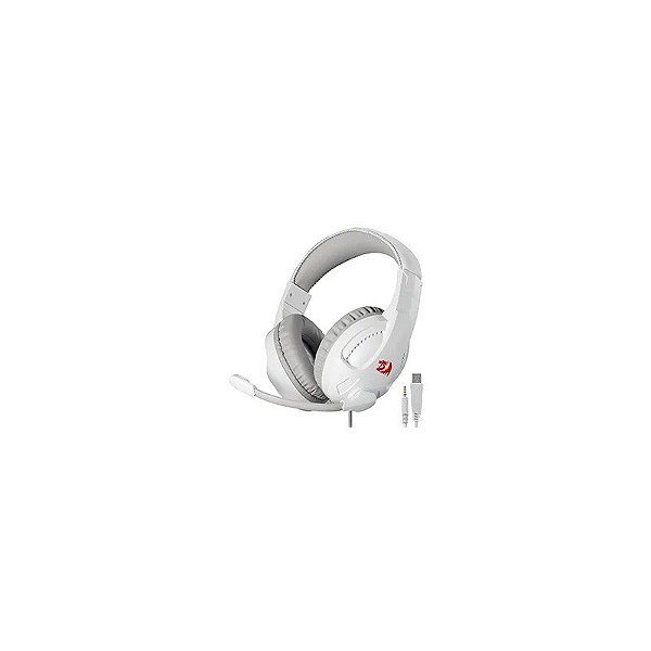 Fone Gamer Redragon H211W-RGB Cronus RGB com Fio - Branco