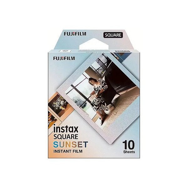 Folha de Papel Térmico Fujifilm Instax Square Sunset - (10 Unidades de Filme)