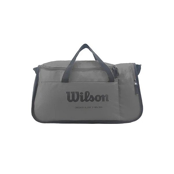 Bolsa Wilson Dobrável Esportiva Cinza 40 L