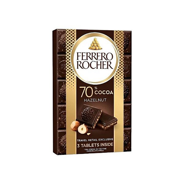 Barra de Chocolate Avelã Fina Ferrero Rocher - 270G