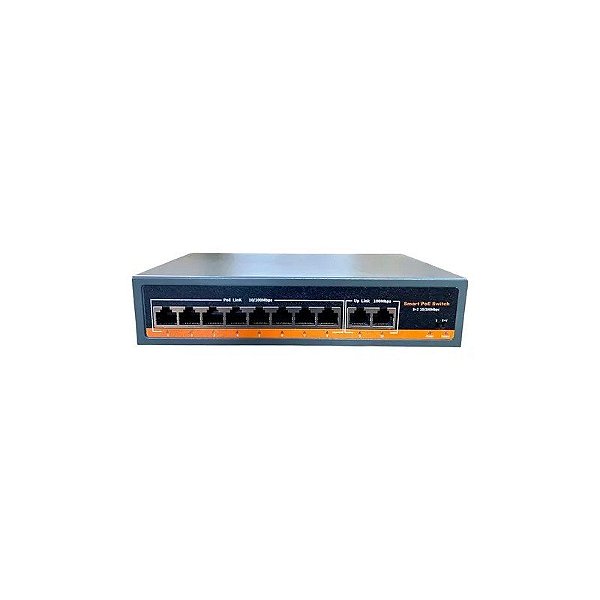 Chave F. Switch 08POE 120W 10/100MBPS 8POE+2FE RJ45 F0820FBL-C