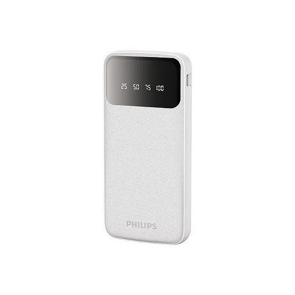 Carregador Portátil Philips DLP7710 10000mAh - Branco