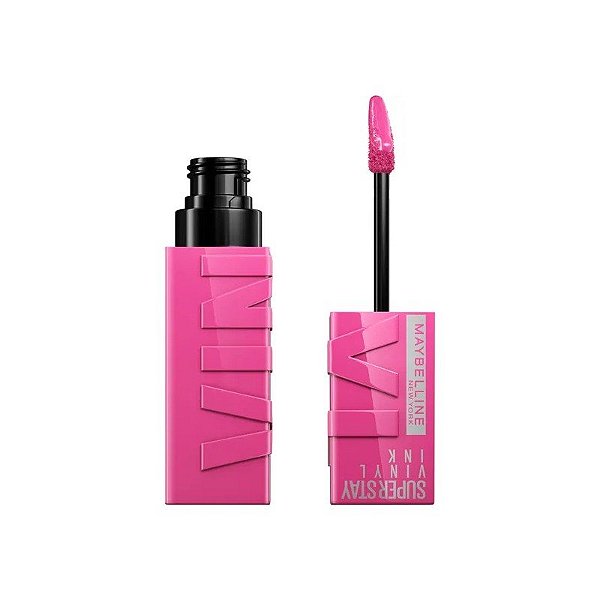 Batom Maybelline Superstay Vinyl Ink Rosa Edgy