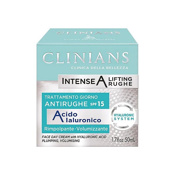 Creme Hidratante Facial Clinians Intense Anti Rugas - FPS15 - 50ML