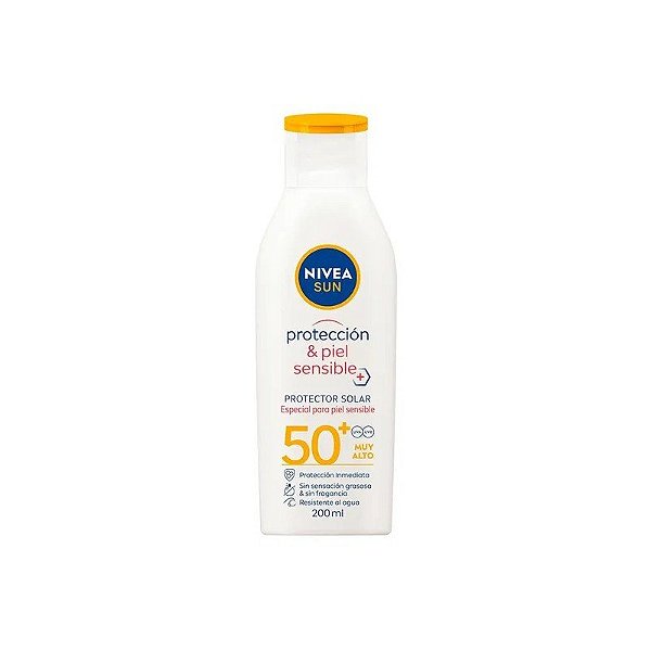 Protetor Solar Nivea Sensitive FPS50 200ML