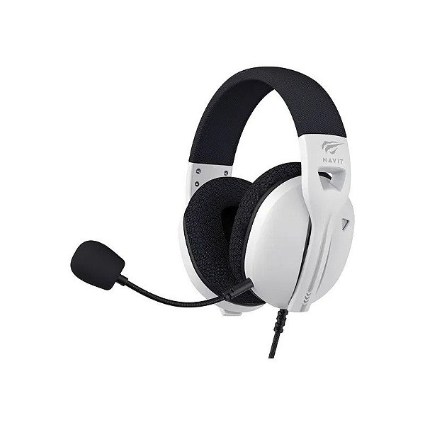 Fone de Ouvido Gamer Havit FUXI-H5D-N 3.5 MM - Preto/Branco